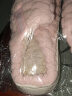 利达妮（TZLDN）A厚底棉拖鞋男秋冬季2024新款加厚保暖室内居家防滑毛拖鞋女冬天 粉色 40-41 (适合39-40码) 实拍图