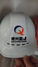 伟光安全帽 YD-TQ新国标ABS透气款安全帽 工地建筑 防砸抗冲击 电力施工电绝缘安全头盔 白色透气款 旋钮式调节 实拍图