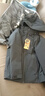 龙牙【补货速抢】二代隐炽夹克鹅绒羽绒服2024冬季高端保暖防风防寒 极夜黑 L 180/100A（150-165斤） 实拍图