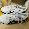 Onitsuka Tiger鬼塚虎男女款复古德训鞋轻便透气运动休闲板鞋TOKUTEN 1183B938 白色/黑色 44.5 实拍图