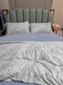 轩蓝仕（Xanlenssi）A类加厚拉绒雕花牛奶绒冬季保暖四件套 床笠磨毛绒加密型绒套件 墨花如梦-hc 床单款 1.8米床(被套200*230cm) 实拍图