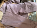 猫人新款10A级抗菌除螨含山羊绒蚕丝女士保暖内衣女丁香紫XL 实拍图