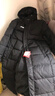 李宁（LI-NING）羽绒服男女同款新品冬季中长款过膝厚防风保暖防泼水运动大码外套 标准黑(大logo)连帽可拆卸 2XL 实拍图