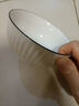 4.5英寸欧式素纹陶瓷碗10只装 纯白 4.5英寸 实拍图