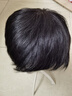 佰丝堂假发男短发中老年男士寸头短直发全头套式整顶发套全真发自然黑 实拍图