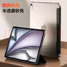毕亚兹适用2025/24款M3芯片iPad Air7/6保护套 苹果平板电脑11英寸保护壳 三折支架硬后壳 PB507-暗夜绿 实拍图