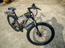 ICOLOUR山地车自行车成人公路单车男变速双减震越野单车学生女青少年 旗舰版-辐条轮【黑白色】 26寸21速【身高：160-180cm】 实拍图