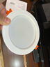佛山照明（FSL）LED筒灯嵌入式天花灯全铝材全白4寸12W开孔120-130mm 暖白光（4000K） 实拍图