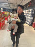 宝盖儿婴儿宝宝袜子新年红袜秋冬季加厚防滑学步鞋袜新生儿满月地板袜子 白色醒狮（1双） S码0-1岁 实拍图
