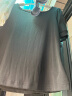 欧莎（OSA）黑色设计感桃心领短袖T恤女夏季新款薄款泡泡袖体恤上衣 黑色 S 晒单实拍图