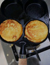典匠四孔铸铁煎蛋锅鸡蛋汉堡模具蛋饺锅无涂层早餐平底小煎锅生铁 四孔蛋饺锅 实拍图