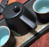 苏氏陶瓷（SUSHI CERAMICS）手绘彩画整套茶具山形干泡盘茶壶茶杯子7件功夫茶具套装礼盒J0181 实拍图