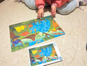弥鹿（MiDeer）儿童进阶拼图早教大块男孩女孩宝宝幼儿益智玩具启蒙礼物1-3-6岁 【新收纳款】4阶恐龙认知-4岁+ 实拍图