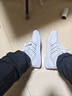阿迪达斯（adidas）男鞋休闲鞋 25夏新款运动鞋时尚复古网球鞋子舒适耐磨透气滑板鞋 皮面时尚小白鞋【主推款】 42 内长260mm 实拍图