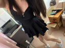 尤克达蒂（yookdd）泳衣女款泡温泉遮肉保守连体裙式显瘦高级感长袖两件套游泳装 纯欲连体泳衣【黑色】 均码 【建议80-120斤】 实拍图