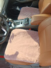 小喜鹊（Magpie）冬季汽车坐垫毛绒加厚短毛绒件套羊毛单片靠背座垫保暖后排车垫 全车3件套（红豆沙） 实拍图