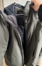 黑冰男士连帽棉服秋冬防风保暖轻量夹克Primaloft户外运动棉服 深卡其绿 XL 实拍图