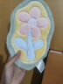 可爱花花擦手巾可挂式强吸水速干家用不掉毛儿童手帕洗手间厚抹布 绿色小雏菊 1条 实拍图