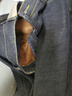 真维斯（JEANSWEST）牛仔裤男加绒2025冬季轻商直筒修身保暖牛仔长裤男黑色加绒34 实拍图