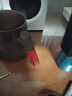正扬紫砂功夫茶杯个人杯办公杯茶水分离带盖泡茶杯防烫耐热办公室花茶 紫砂（个人杯）—舍得 实拍图