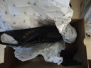 马丁（DR.MARTENS）Zavala西部靴男女款夏季舒适轻量黑色工装风马丁靴 黑色 45 实拍图