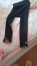 浪莎儿童打底裤女童秋冬加绒加厚保暖九分裤弹力宝宝中大童百搭潮流长裤 黑色-中厚 120（建议身高110-120） 实拍图