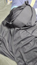 京峋冰丝防晒衣男夏季速干透气外套户外钓鱼服大码运动跑步情侣防晒服 藏青+深灰（两件装） 4XL【建议体重160-185斤左右】 实拍图