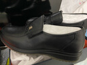 老人头（LAORENTOU）皮鞋男士头层牛皮牛筋底耐磨商务休闲爸爸鞋 510907119 黑 43  实拍图