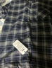 恒源祥羊毛内胆保暖衬衫男加绒加厚款中年男士格子冬季衬衣长袖爸爸装 YXY140灰色（羊毛内胆） 3XL (185) （适合160-180斤） 实拍图