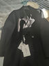 伯爵卓尔高端全羊毛双面呢大衣100%男士2025秋冬季新款中长款通勤男装外套 黑色 【常规款-无内胆】 M (170) 实拍图