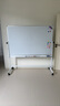 BBNEW高端顶配100*150cm双面磁性白板支架式移动升降翻转写字板会议办公家用教学培训双杠立式黑板V-DW 实拍图