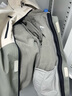 安踏王一博同款水壳冲锋衣男女硬壳户外登山服防泼水外套【Z哥同款】 【男三合一水壳2.0】灰/铜6601-4 M 实拍图
