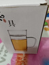 畅印月牙杯高硼硅玻璃杯子家用茶水分离过滤办公室带把盖高端泡茶杯 带盖 300ml 实拍图