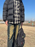 骆驼火山羽绒服1.0情侣男女加厚防极寒鸭绒面包服外套冬季城市轻户外 幻影黑，男款 M 实拍图