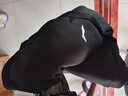 李宁（LI-NING）运动裤男春秋款卫裤男收口健身束脚跑步大码宽松训练裤子 黑（收口-加绒） XL 实拍图