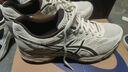 亚瑟士ASICS缓冲跑步鞋男鞋女鞋轻便运动鞋GEL-FLUX网面透气跑鞋 【男】白色/棕色 39.5 实拍图