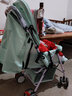 豪威 婴儿推车可坐可躺超轻便折叠伞车冬夏两用宝宝小推车婴儿车 加宽豪华版薄荷绿+可坐可躺+水洗 实拍图