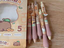 卡皮巴拉按动中性笔超软欧包作业考试签字笔0.5mm按压笔速干高颜值学生用黑笔水性笔ST刷题笔考试专用 【5支装】国风雅颂 实拍图
