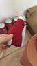卡特兔宝宝学步鞋婴儿棉鞋秋冬童鞋加绒软底机能鞋男女宝室内二棉鞋子 红色-加绒 19 内长12.0cm 脚长11.0-11.5 实拍图
