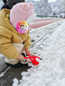 奇诺鼠【官方正品】儿童雪地靴男女童冬季防寒加绒加厚宝宝学步棉鞋保暖 卡其色 26 码(适合脚长15.7-16.2cm) 实拍图