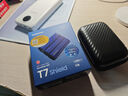 三星（SAMSUNG）T7/T7shield/T9/移动固态硬盘type-c接口NVMe加密移动ssd游戏机大容量外置存储15手机外录直连安卓 T7 Shield魔力蓝|防水柔性外壳 1T 实拍图