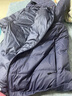 康博秋冬季轻薄羽绒服男连帽时尚休闲情侣装男女款外套 雾霾蓝 XL  实拍图