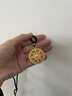 奢名纪黄金999足金古法八瑞吉祥八宝罗盘金包银吊坠男女款项链福字礼物 包金3克 八宝罗盘福字吊坠 实拍图