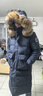 波司登极寒鹅绒羽绒服男女情侣同款冬季加厚超长款大毛领保暖外套 实拍图
