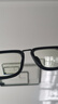 蔡司（ZEISS）镜片可选木质复古商务全框近视眼镜男有度数变色防蓝光眼睛架7085 木纹棕【caponi镜框】 定制1.67caponi防蓝光镜片0-800度 实拍图
