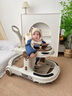 尼美乐婴儿学步车科学学步6个月以上1到2岁宝宝学走路助步可折叠防侧翻 宝石蓝【音乐+餐盘+推把+脚垫】 实拍图