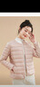 雪中飞羽绒内胆女轻薄羽绒服女短款2024年新款冬季内搭修身时尚羽绒服外 浅粉 S 实拍图