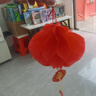 蓒鹬纸灯笼挂饰节庆装饰用品新年元旦小灯笼串户外防水结婚庆典开业 20#直径15厘米10个灯笼 实拍图