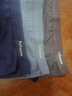 猫人男士内裤男纯棉抗菌裆三角裤透气弹力青年潮流短裤衩 灰蓝+天蓝+宝蓝 3条 4XL （建议85-95kg） 实拍图