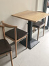 弋思林餐饮店早餐餐饮快餐烧烤店桌椅组合商用经济型小户型家用客厅餐桌 椅子 两张 实拍图
